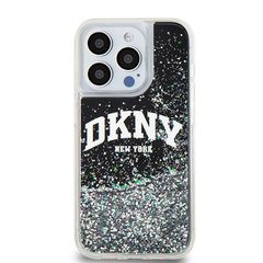 DKNY Liquid Glitter Big Logo iPhone 13 Pro / 13 Case - Black-thumb-2