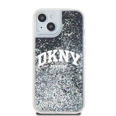 DKNY Liquid Glitter Big Logo iPhone 15 Plus / 14 Plus Case - Black-thumb-2