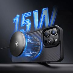 Wozinsky 15W Wireless Qi2 Inductive Charger - Black-thumb-3
