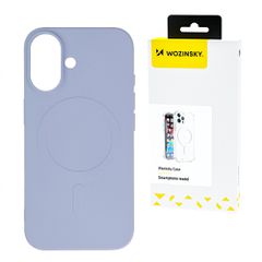 Wozinsky Silicone Case MagSafe Compatible for Samsung Galaxy S24 FE - Purple