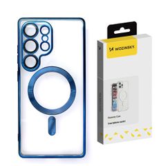 Wozinsky Electroplated Magsafe Case for Samsung Galaxy S24 FE - Blue