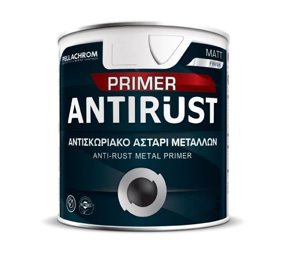 ANTIRUST PRIMER 593 ΜΑΥΡΟ 750ml PELLACHROM (D)