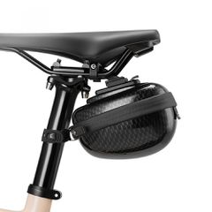 Rockbros Rigid Hard Shell Compact Saddle Bag 0.4l - Black-thumb-1