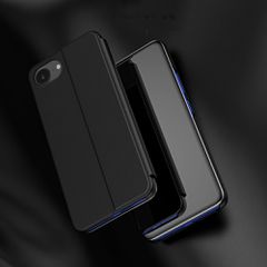 Clear View Case for iPhone 16e / 17e Flip Cover - Black-thumb-2