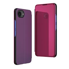Clear View Case for iPhone 16e / 17e Flip Cover - Pink-thumb-1