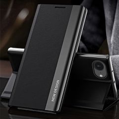 Sleep Case Pro for iPhone 16e with Flip and Stand - Black-thumb-1