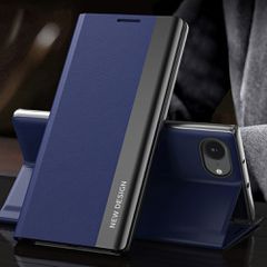 Sleep Case Pro for iPhone 16e with Flip and Stand - Blue-thumb-1