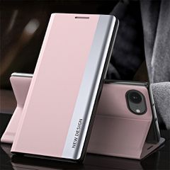 Sleep Case Pro for iPhone 16e / 17e with flap and stand - pink-thumb-1