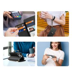 Dux Ducis Lawa Leather Case for iPhone 16 Pro - Black-thumb-2
