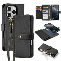 Dux Ducis Lawa Leather Case for iPhone 16 Pro - Black-thumb-0