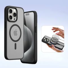 Dux Ducis Lawa Leather Case for iPhone 15 Pro Max - Black-thumb-4