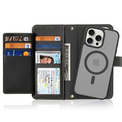 Dux Ducis Lawa Leather Case for iPhone 15 Pro Max - Black-thumb-1