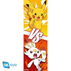 Pokemon Door Poster - Pikachu and Scorbunny - 53x158 cm / Fan Shop and Merchandise