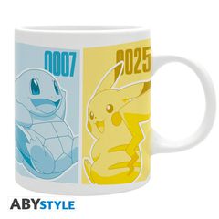 POKEMON Mug - Pikachu & Kanto Starters - 320 ml / Fan Shop and Merchandise