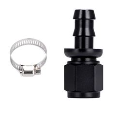Racedom AN Female to Push-On Hose End Straight Adapter
