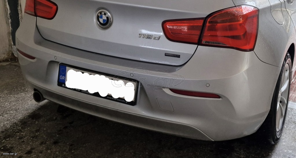 Πίσω προφυλακτήρα για Bmw F20 Facelift 2015-2019 (Ασημί)