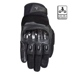 Γάντια Καλοκαιρινά Nordcode Air Tech-R Μαύρα+Δερμα