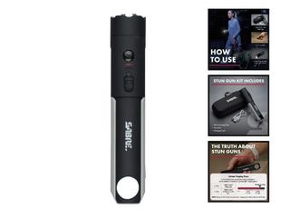 Sabre 2-in-1 Stun Gun με Led Φακό 200Lumens S-1014-BK Black