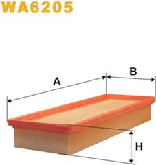 Wix Filters Φίλτρο Αέρα - WA6205