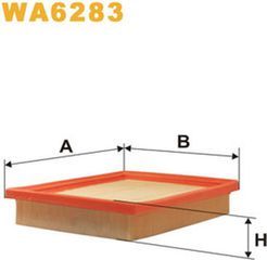 Wix Filters Φίλτρο Αέρα - WA6283