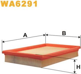 Wix Filters Φίλτρο Αέρα - WA6291