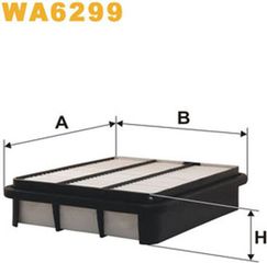 Wix Filters Φίλτρο Αέρα - WA6299
