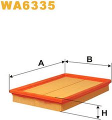 Wix Filters Φίλτρο Αέρα - WA6335