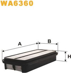 Wix Filters Φίλτρο Αέρα - WA6360