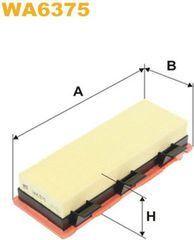 Wix Filters Φίλτρο Αέρα - WA6375
