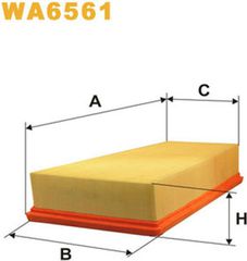 Wix Filters Φίλτρο Αέρα - WA6561