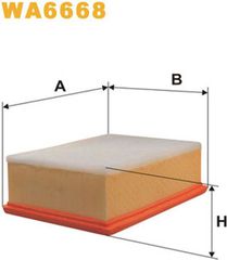 Wix Filters Φίλτρο Αέρα - WA6668