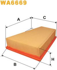 Wix Filters Φίλτρο Αέρα - WA6669
