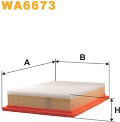 Wix Filters Φίλτρο Αέρα - WA6673