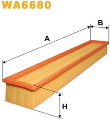 Wix Filters Φίλτρο Αέρα - WA6680