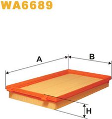 Wix Filters Φίλτρο Αέρα - WA6689