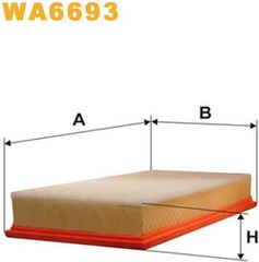 Wix Filters Φίλτρο Αέρα - WA6693