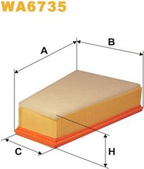 Wix Filters Φίλτρο Αέρα - WA6735