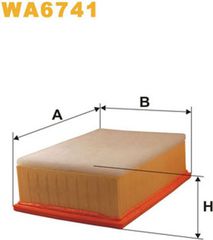 Wix Filters Φίλτρο Αέρα - WA6741