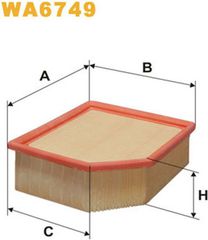 Wix Filters Φίλτρο Αέρα - WA6749