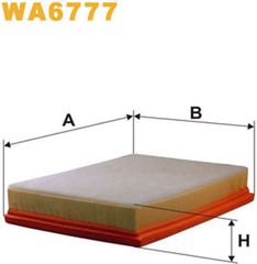 Wix Filters Φίλτρο Αέρα - WA6777