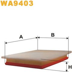 Wix Filters Φίλτρο Αέρα - WA9403