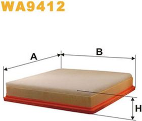 Wix Filters Φίλτρο Αέρα - WA9412