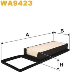 Wix Filters Φίλτρο Αέρα - WA9423