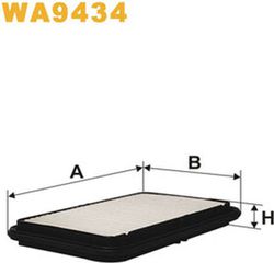 Wix Filters Φίλτρο Αέρα - WA9434