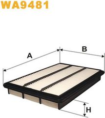 Wix Filters Φίλτρο Αέρα - WA9481