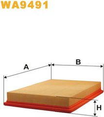 Wix Filters Φίλτρο Αέρα - WA9491