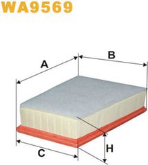 Wix Filters Φίλτρο Αέρα - WA9569