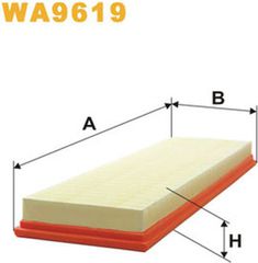 Wix Filters Φίλτρο Αέρα - WA9619
