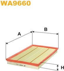 Wix Filters Φίλτρο Αέρα - WA9660
