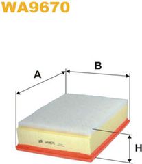 Wix Filters Φίλτρο Αέρα - WA9670